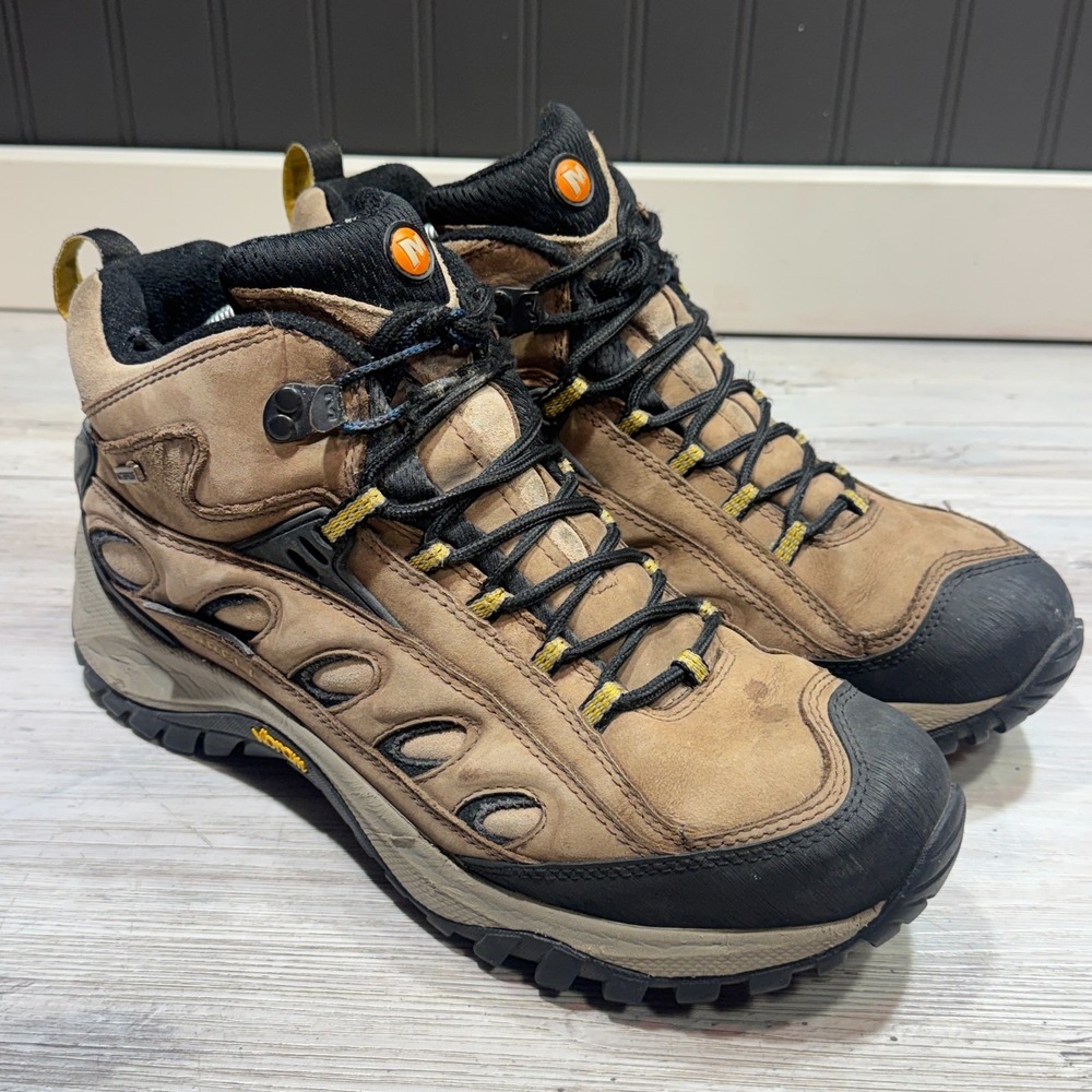 Merrell Radius Mid Men's Size 11 Cocoa Brown Waterproof Hiking Boots Outdoors